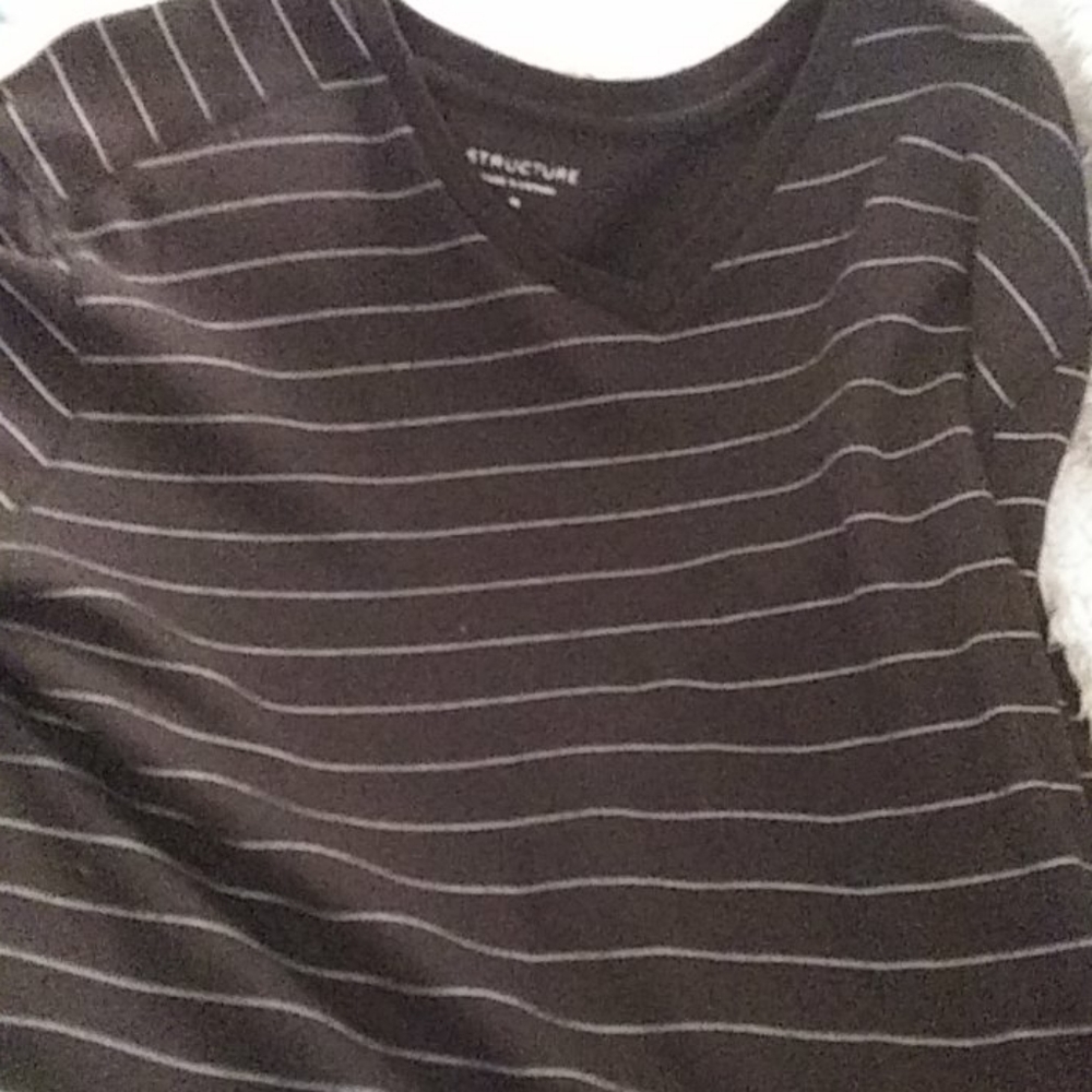 Long sleeve v neck  shirt